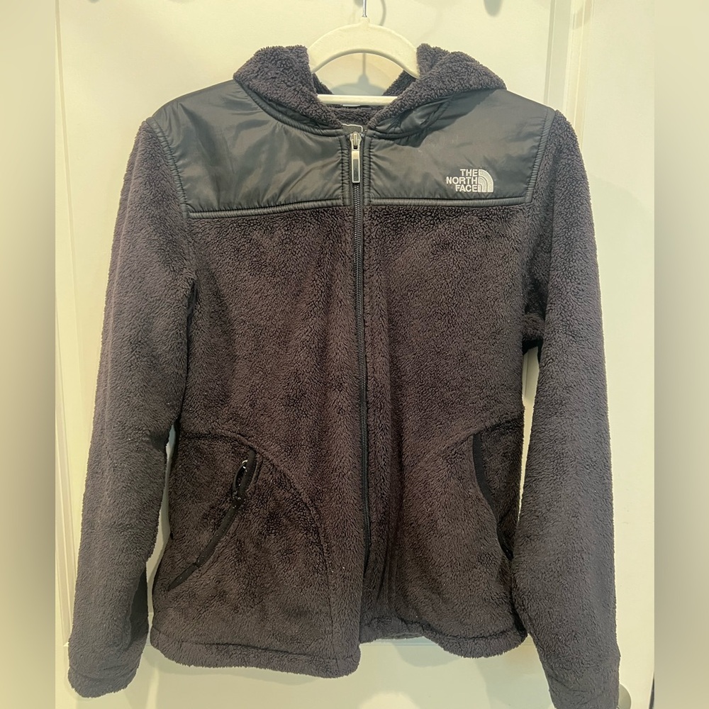 The North Face women’s black jacket with hood